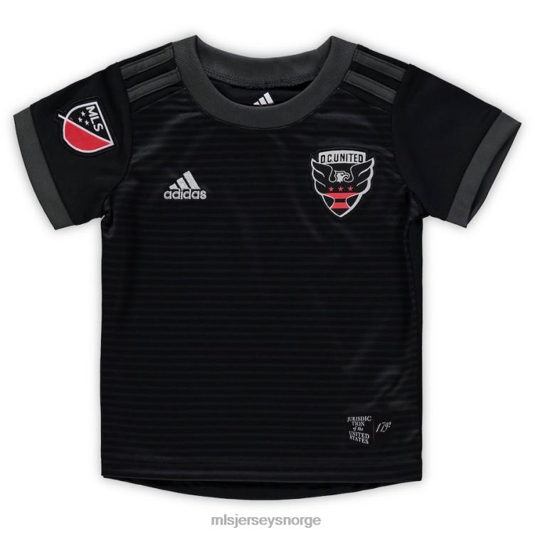 MLS Jerseys barn d.c. united adidas 2019 primær kopi jersey - svart 6JL041063 jersey