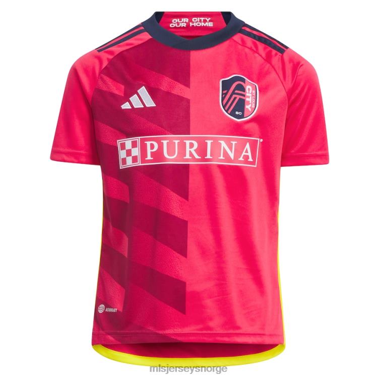 MLS Jerseys barn st. louis city sc adidas red 2023 city kit replica custom jersey 6JL0456 jersey