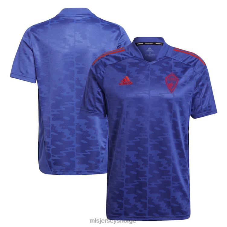 MLS Jerseys menn colorado rapids adidas blå 2022 primeblue replica jersey 6JL04636 jersey