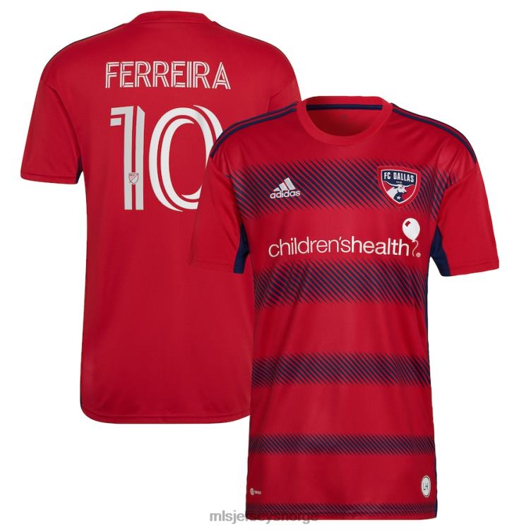 MLS Jerseys menn fc dallas jesus ferreira adidas red 2023 crescendo kit replica player jersey 6JL041072 jersey