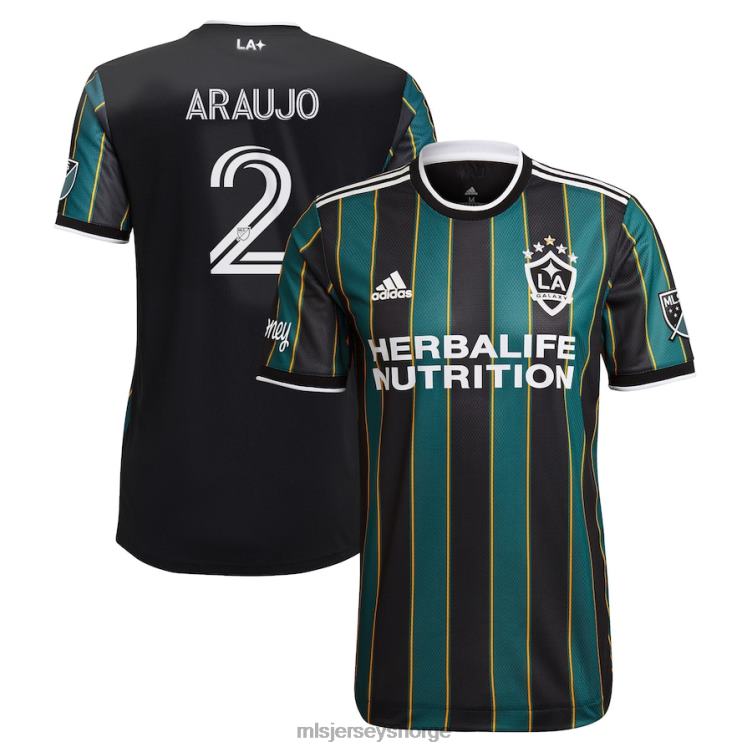 MLS Jerseys menn la galaxy julian araujo adidas svart 2021 la galaxy community-drakt autentisk spillertrøye 6JL04671 jersey