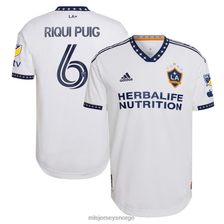 MLS Jerseys menn la galaxy riqui puig adidas hvit 2023 city of dreams kit autentisk jersey 6JL04807 jersey