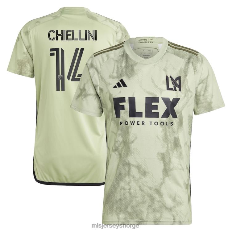 MLS Jerseys menn lafc giorgio chiellini adidas green 2023 smokescreen replica player jersey 6JL04321 jersey