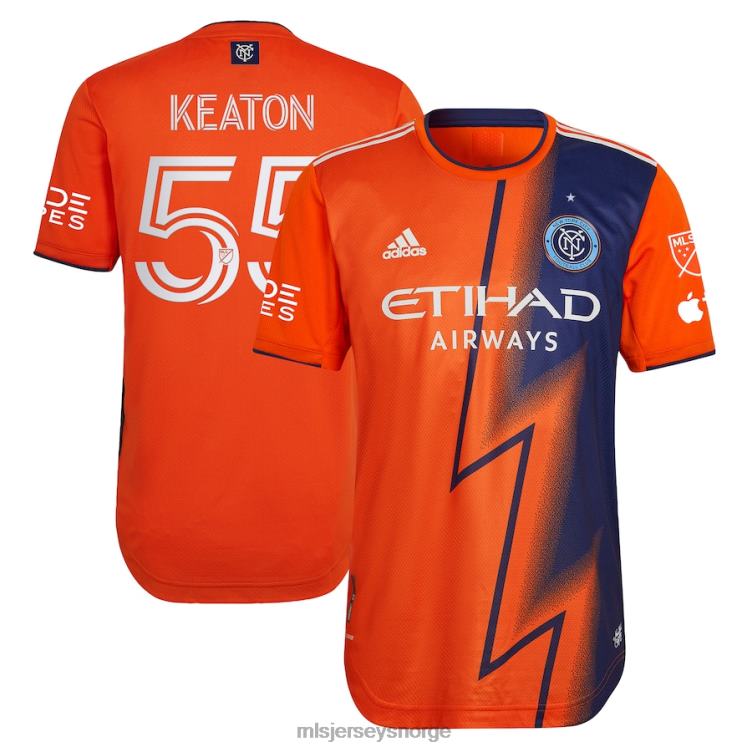 MLS Jerseys menn new york city fc keaton parks adidas orange 2023 the volt kit autentisk spillertrøye 6JL041075 jersey